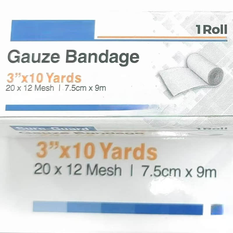 Hot Sale Gauze Bandage 12 Rolls 20*12 Mesh 7.5cm*9m