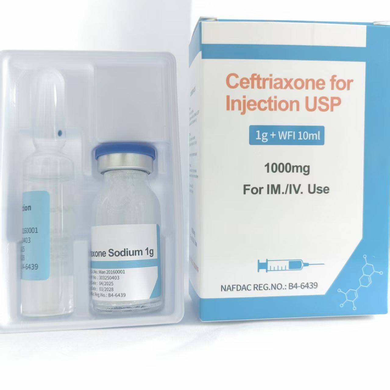 Ceftriaxone for Injection